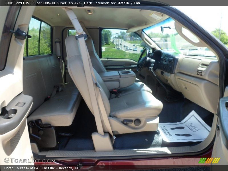 Dark Toreador Red Metallic / Tan 2006 Ford F350 Super Duty XL SuperCab 4x4