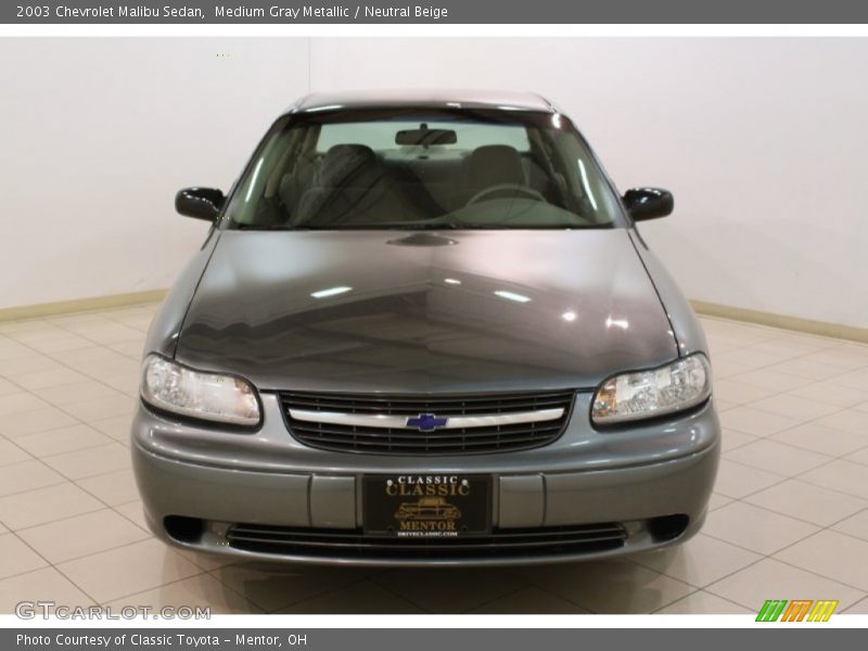 Medium Gray Metallic / Neutral Beige 2003 Chevrolet Malibu Sedan