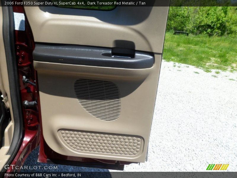 Dark Toreador Red Metallic / Tan 2006 Ford F350 Super Duty XL SuperCab 4x4