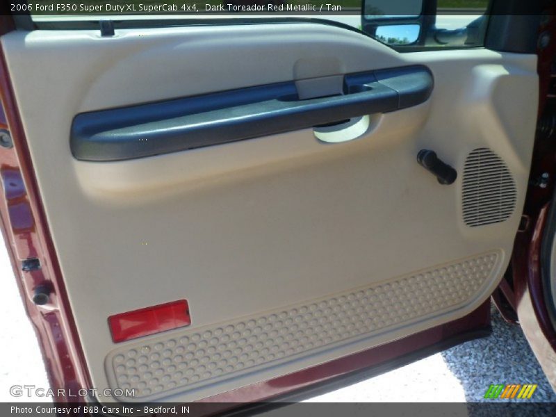 Dark Toreador Red Metallic / Tan 2006 Ford F350 Super Duty XL SuperCab 4x4
