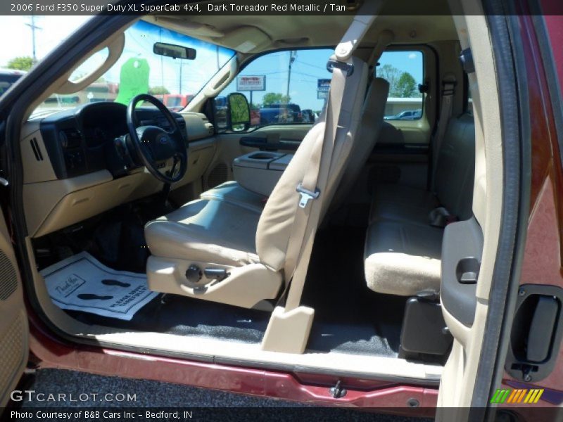 Dark Toreador Red Metallic / Tan 2006 Ford F350 Super Duty XL SuperCab 4x4