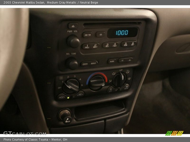 Medium Gray Metallic / Neutral Beige 2003 Chevrolet Malibu Sedan