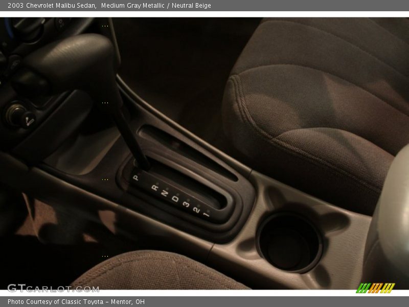 Medium Gray Metallic / Neutral Beige 2003 Chevrolet Malibu Sedan