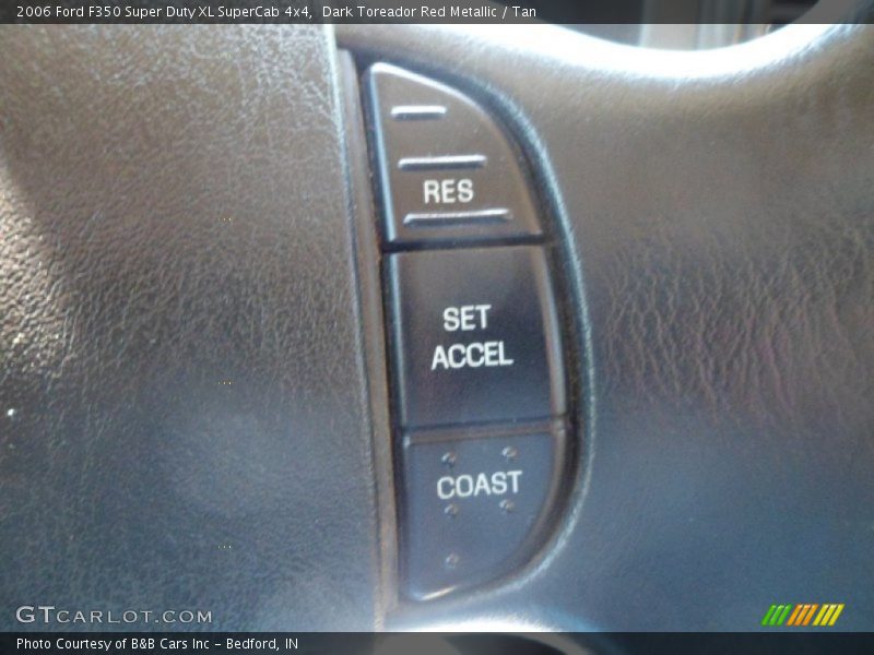 Dark Toreador Red Metallic / Tan 2006 Ford F350 Super Duty XL SuperCab 4x4