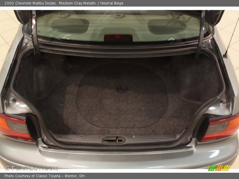 Medium Gray Metallic / Neutral Beige 2003 Chevrolet Malibu Sedan