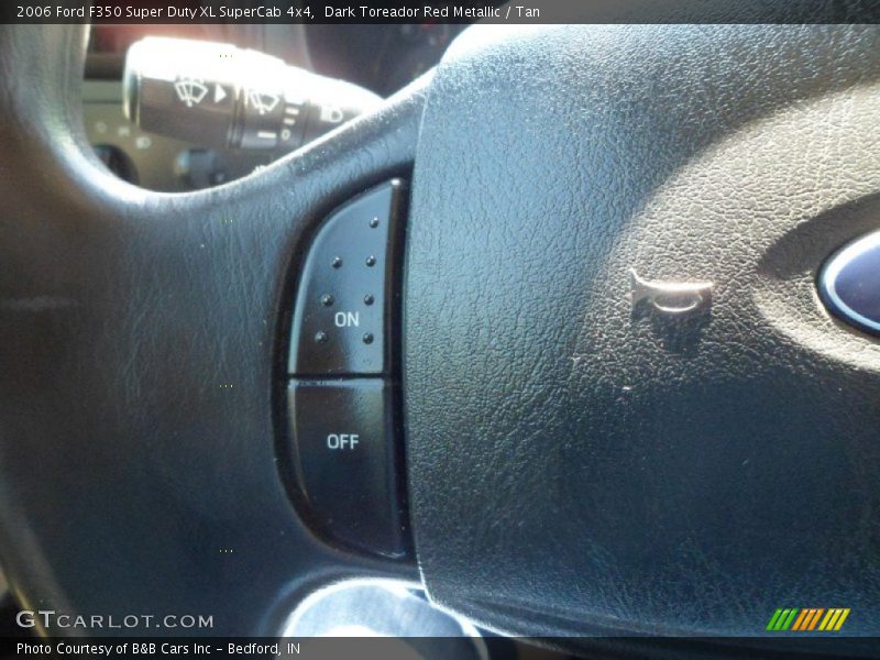 Dark Toreador Red Metallic / Tan 2006 Ford F350 Super Duty XL SuperCab 4x4