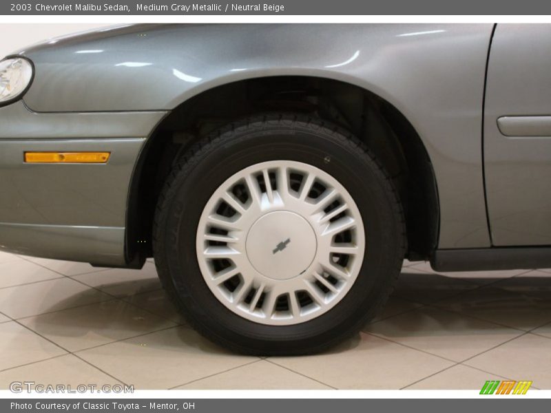 Medium Gray Metallic / Neutral Beige 2003 Chevrolet Malibu Sedan