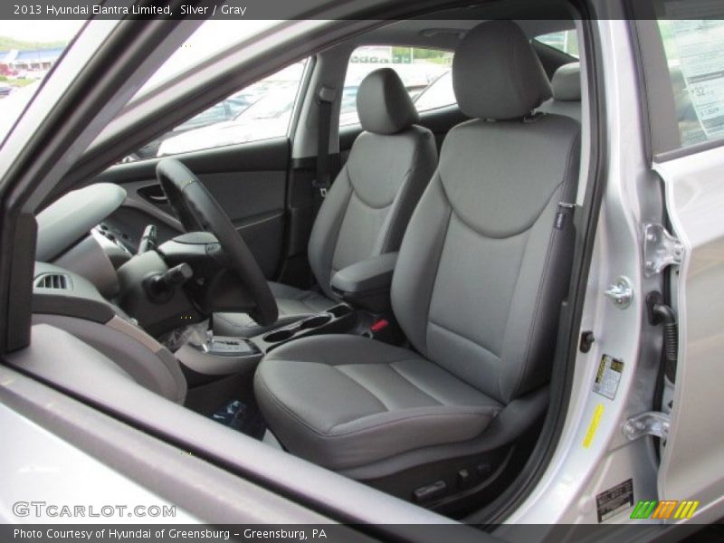 Silver / Gray 2013 Hyundai Elantra Limited