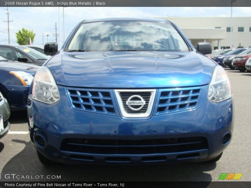 Indigo Blue Metallic / Black 2008 Nissan Rogue S AWD