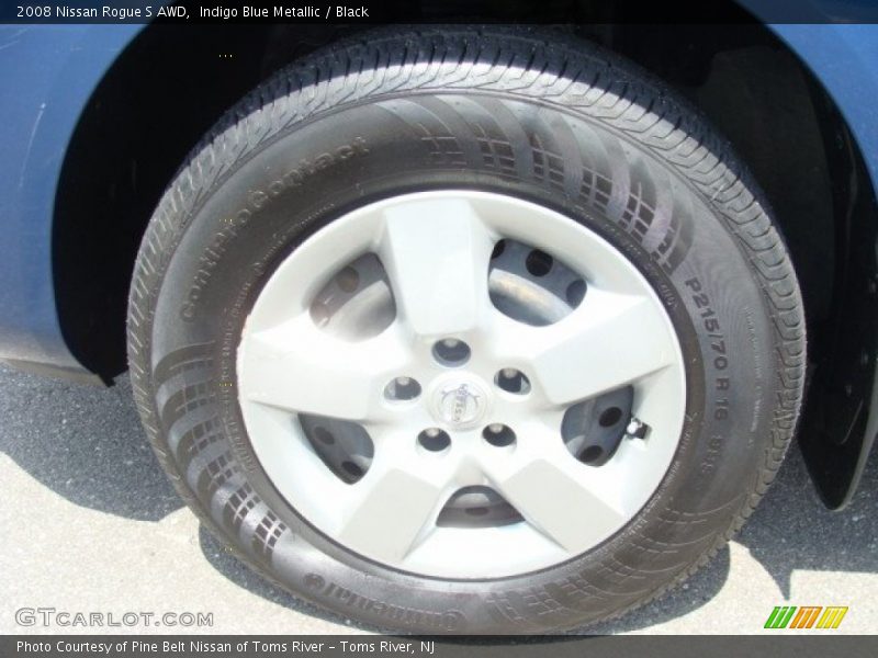 Indigo Blue Metallic / Black 2008 Nissan Rogue S AWD