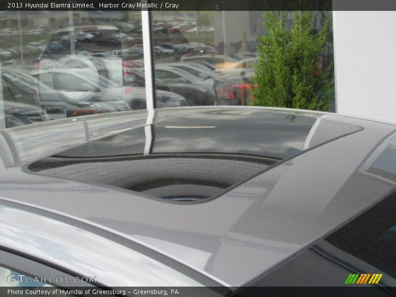 Harbor Gray Metallic / Gray 2013 Hyundai Elantra Limited