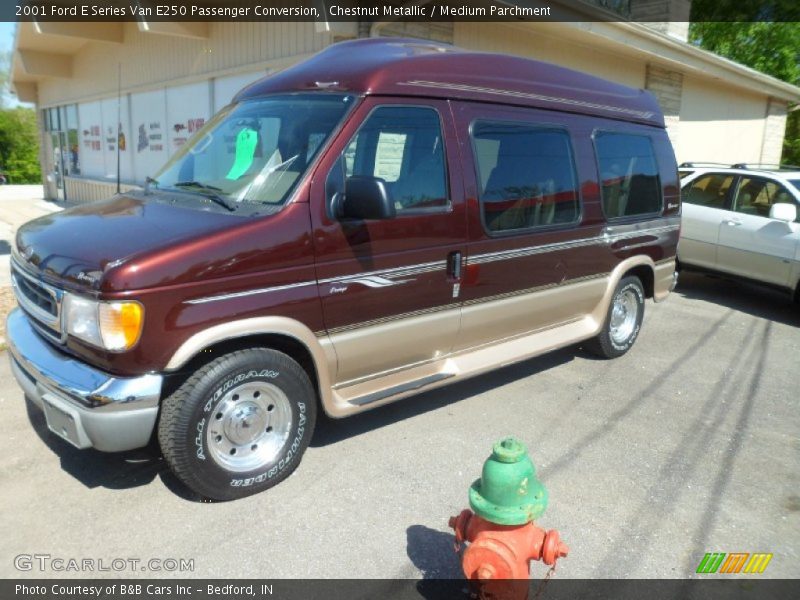 Chestnut Metallic / Medium Parchment 2001 Ford E Series Van E250 Passenger Conversion