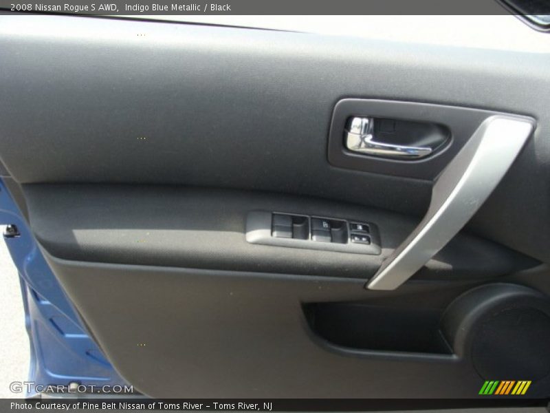 Indigo Blue Metallic / Black 2008 Nissan Rogue S AWD