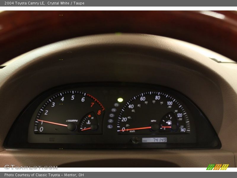  2004 Camry LE LE Gauges