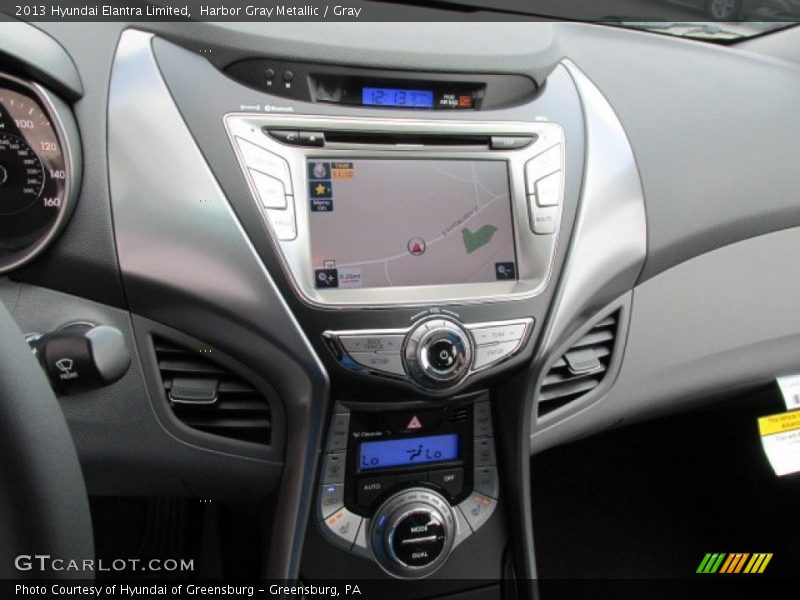 Harbor Gray Metallic / Gray 2013 Hyundai Elantra Limited