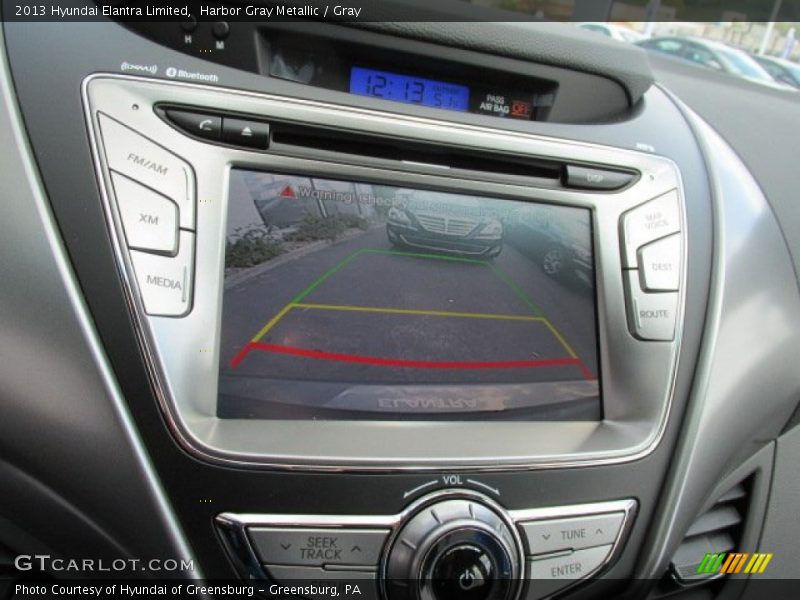 Harbor Gray Metallic / Gray 2013 Hyundai Elantra Limited