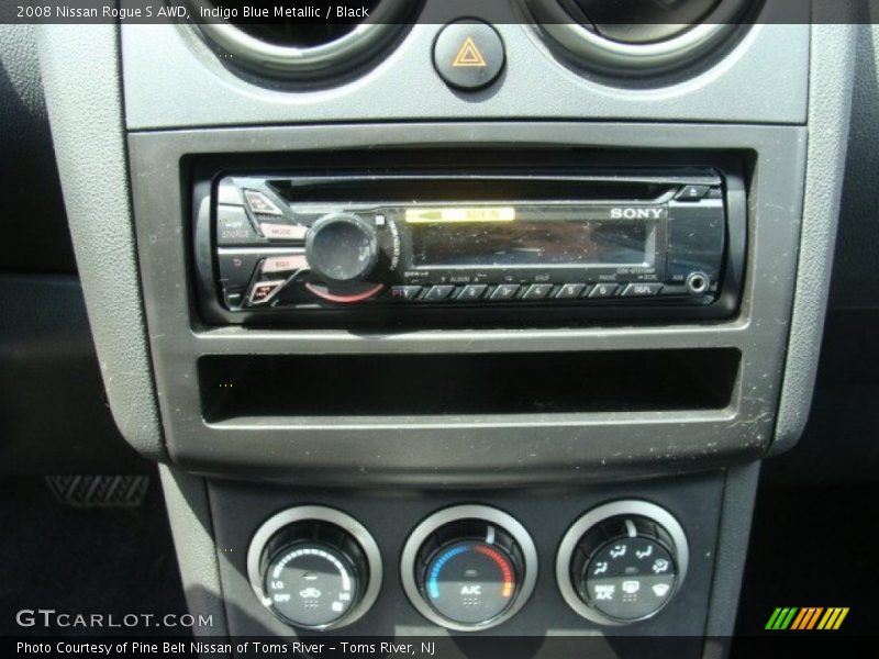 Indigo Blue Metallic / Black 2008 Nissan Rogue S AWD