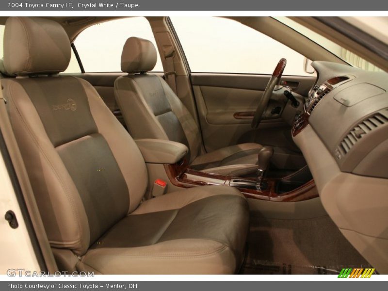 Front Seat of 2004 Camry LE