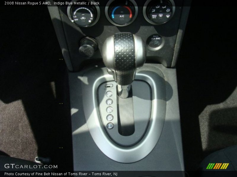 Indigo Blue Metallic / Black 2008 Nissan Rogue S AWD