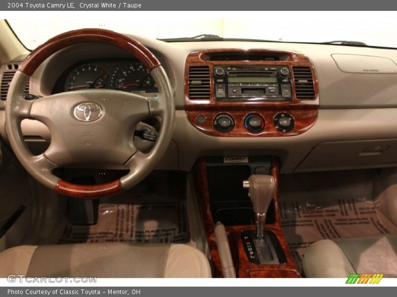 Dashboard of 2004 Camry LE