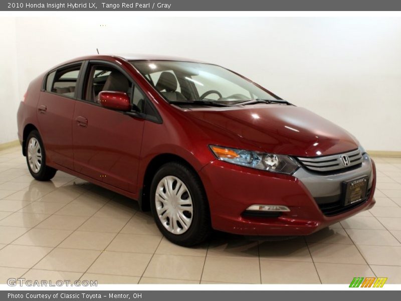 Tango Red Pearl / Gray 2010 Honda Insight Hybrid LX