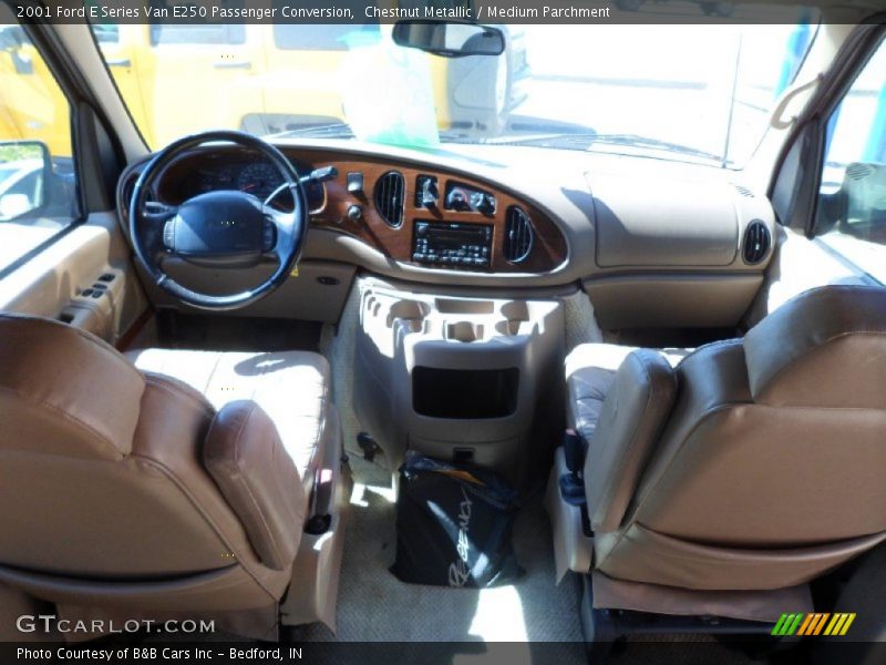 Chestnut Metallic / Medium Parchment 2001 Ford E Series Van E250 Passenger Conversion