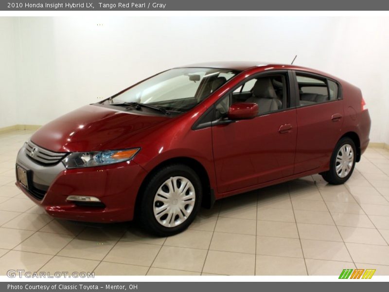Tango Red Pearl / Gray 2010 Honda Insight Hybrid LX