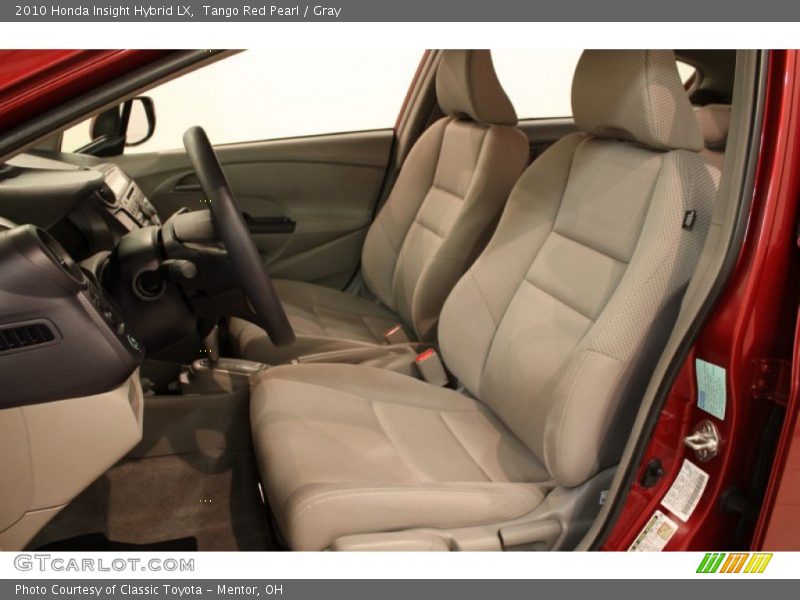 Tango Red Pearl / Gray 2010 Honda Insight Hybrid LX