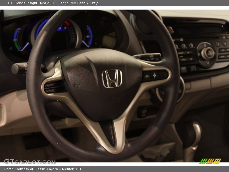 Tango Red Pearl / Gray 2010 Honda Insight Hybrid LX