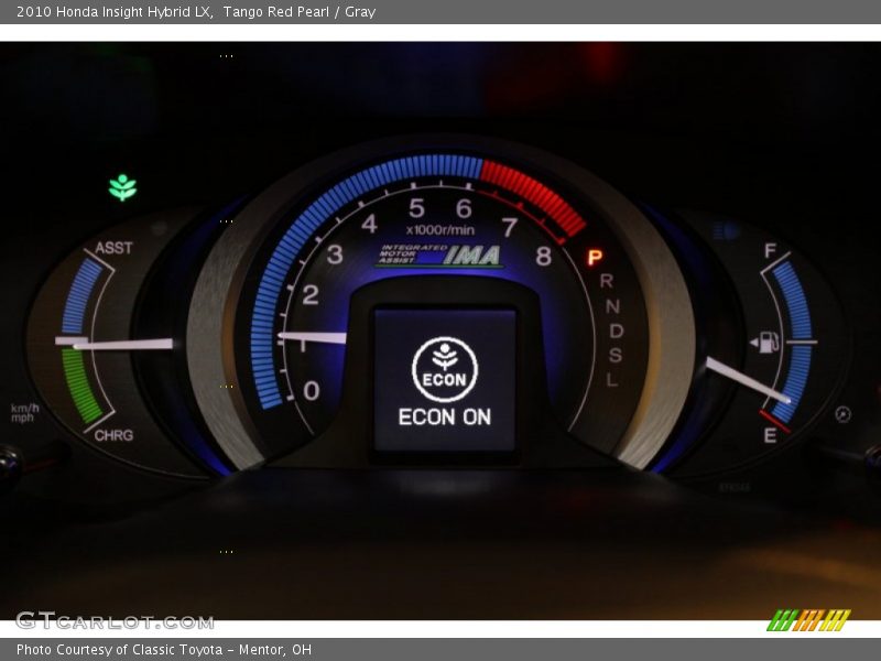 Tango Red Pearl / Gray 2010 Honda Insight Hybrid LX