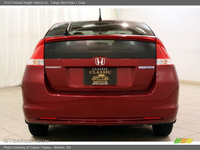 Tango Red Pearl / Gray 2010 Honda Insight Hybrid LX