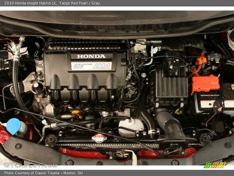 Tango Red Pearl / Gray 2010 Honda Insight Hybrid LX