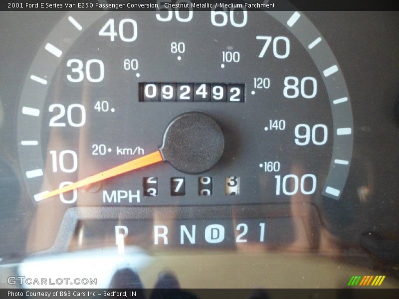 Chestnut Metallic / Medium Parchment 2001 Ford E Series Van E250 Passenger Conversion