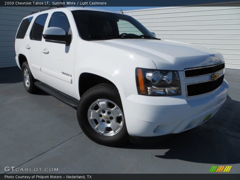 Summit White / Light Cashmere 2009 Chevrolet Tahoe LT