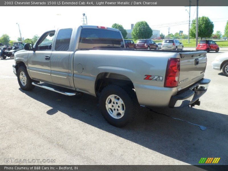 Light Pewter Metallic / Dark Charcoal 2003 Chevrolet Silverado 1500 LS Extended Cab 4x4