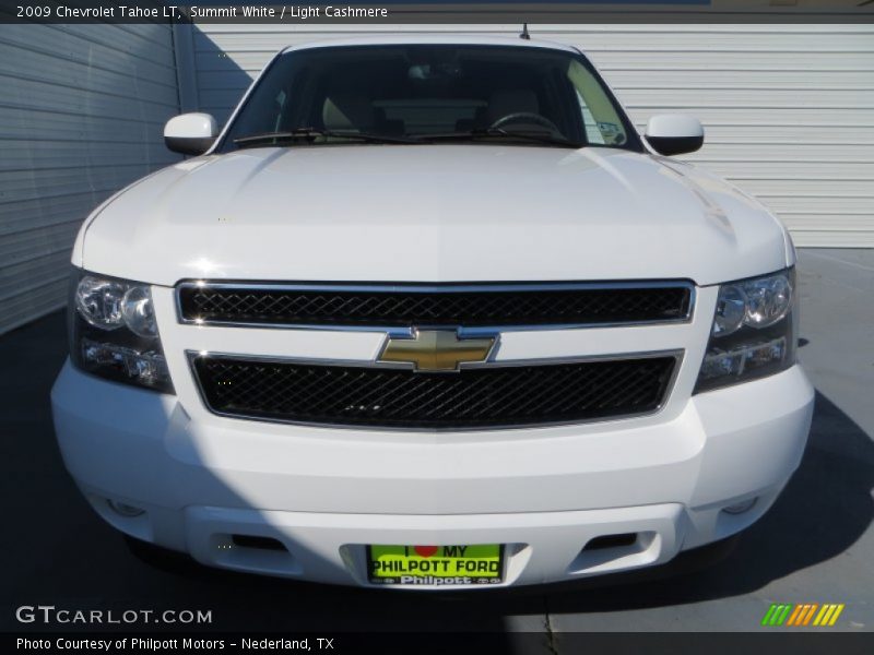 Summit White / Light Cashmere 2009 Chevrolet Tahoe LT