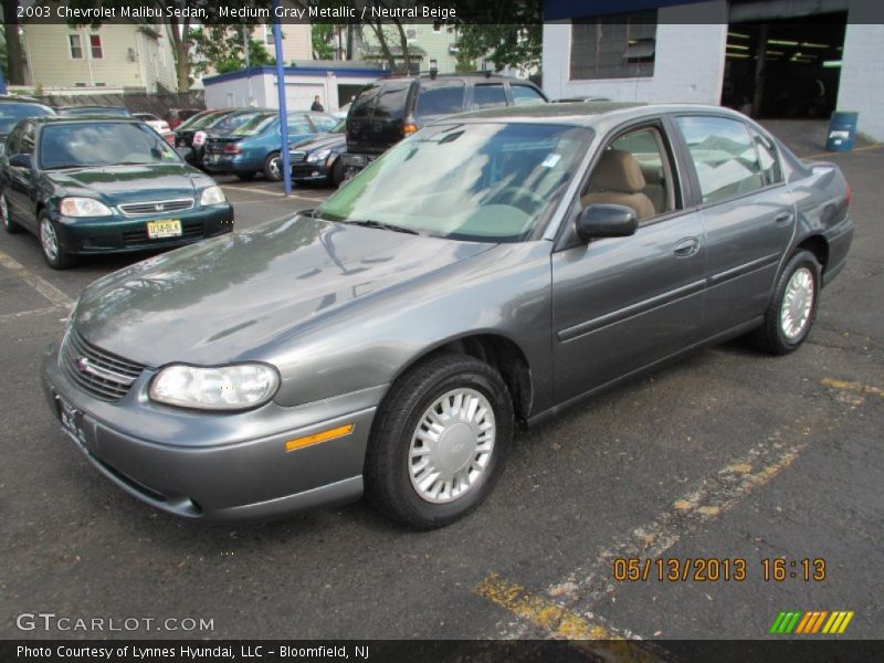 Front 3/4 View of 2003 Malibu Sedan