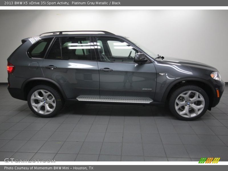 Platinum Gray Metallic / Black 2013 BMW X5 xDrive 35i Sport Activity