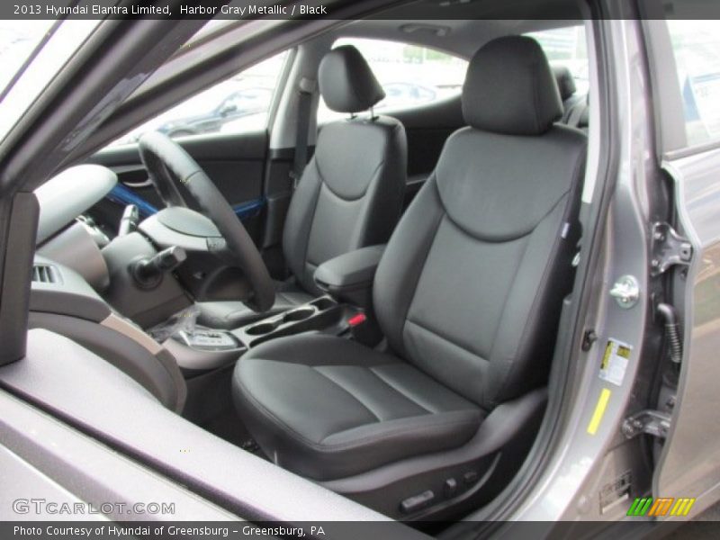 Harbor Gray Metallic / Black 2013 Hyundai Elantra Limited