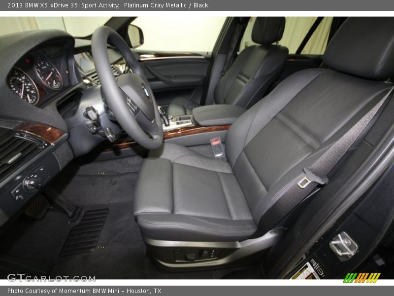 Platinum Gray Metallic / Black 2013 BMW X5 xDrive 35i Sport Activity