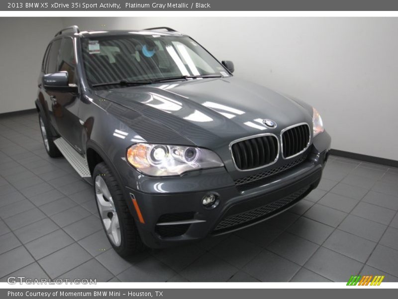 Platinum Gray Metallic / Black 2013 BMW X5 xDrive 35i Sport Activity