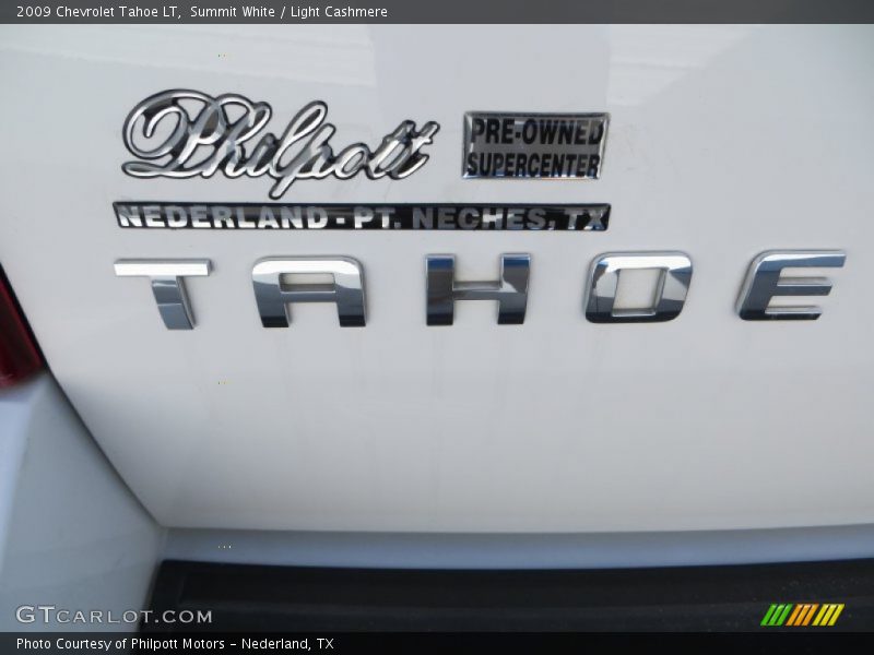 Summit White / Light Cashmere 2009 Chevrolet Tahoe LT