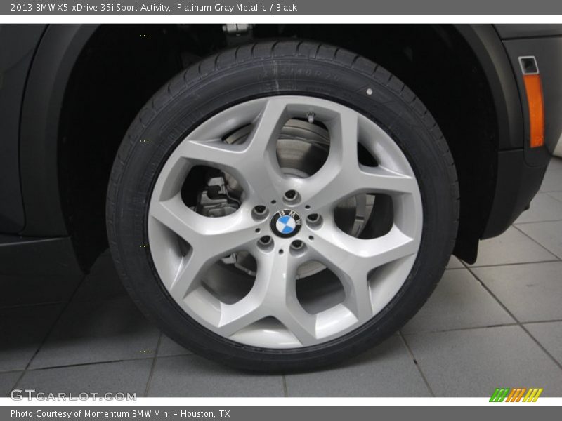 Platinum Gray Metallic / Black 2013 BMW X5 xDrive 35i Sport Activity