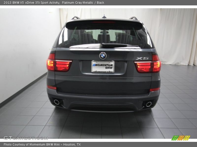 Platinum Gray Metallic / Black 2013 BMW X5 xDrive 35i Sport Activity