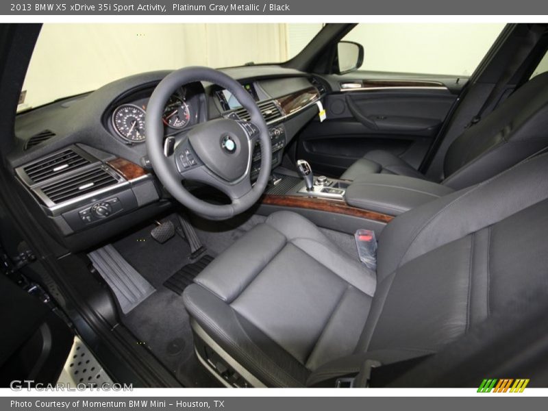 Platinum Gray Metallic / Black 2013 BMW X5 xDrive 35i Sport Activity