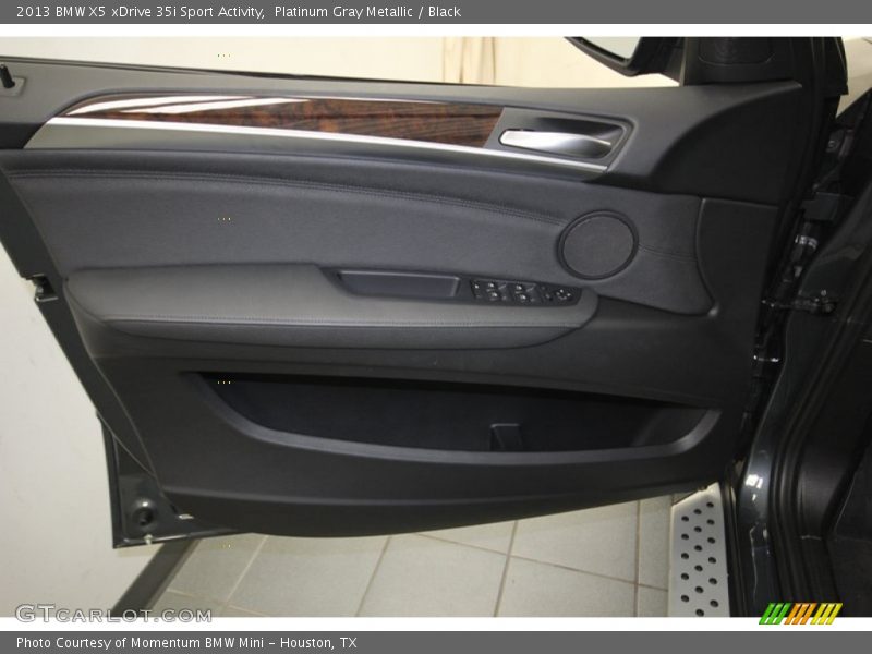 Platinum Gray Metallic / Black 2013 BMW X5 xDrive 35i Sport Activity