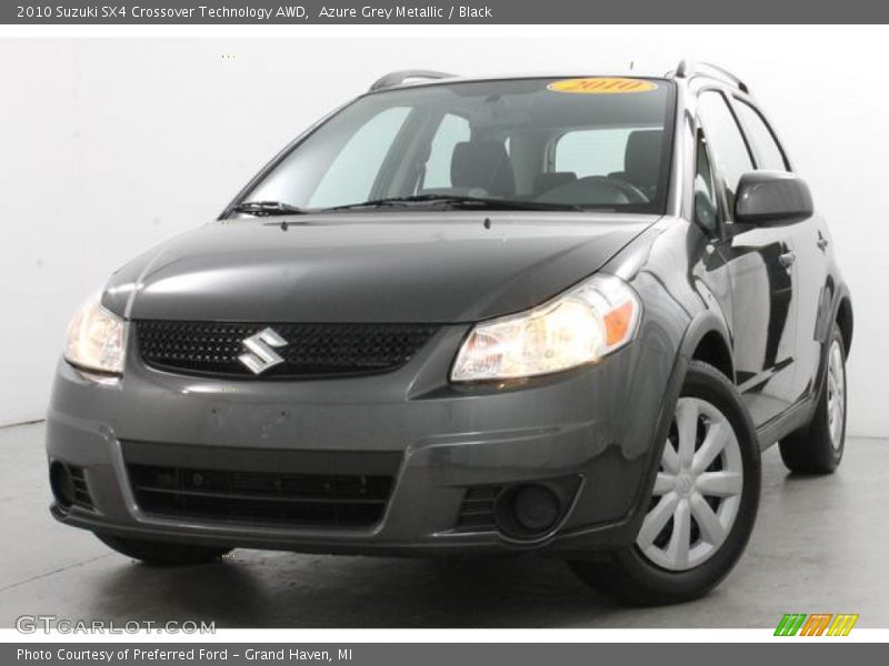Azure Grey Metallic / Black 2010 Suzuki SX4 Crossover Technology AWD