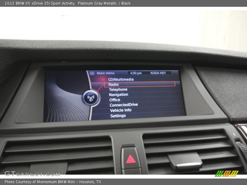 Platinum Gray Metallic / Black 2013 BMW X5 xDrive 35i Sport Activity