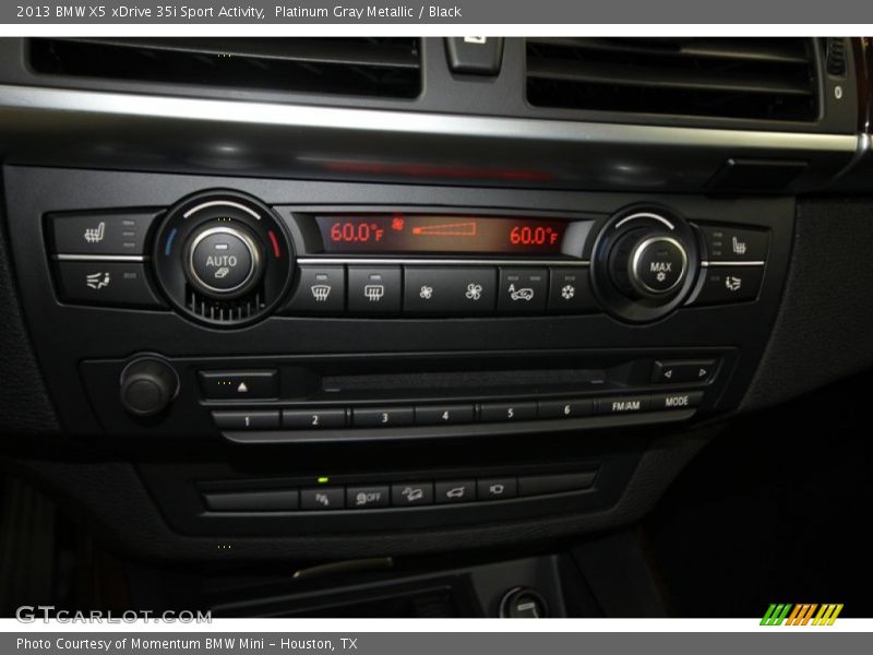 Platinum Gray Metallic / Black 2013 BMW X5 xDrive 35i Sport Activity