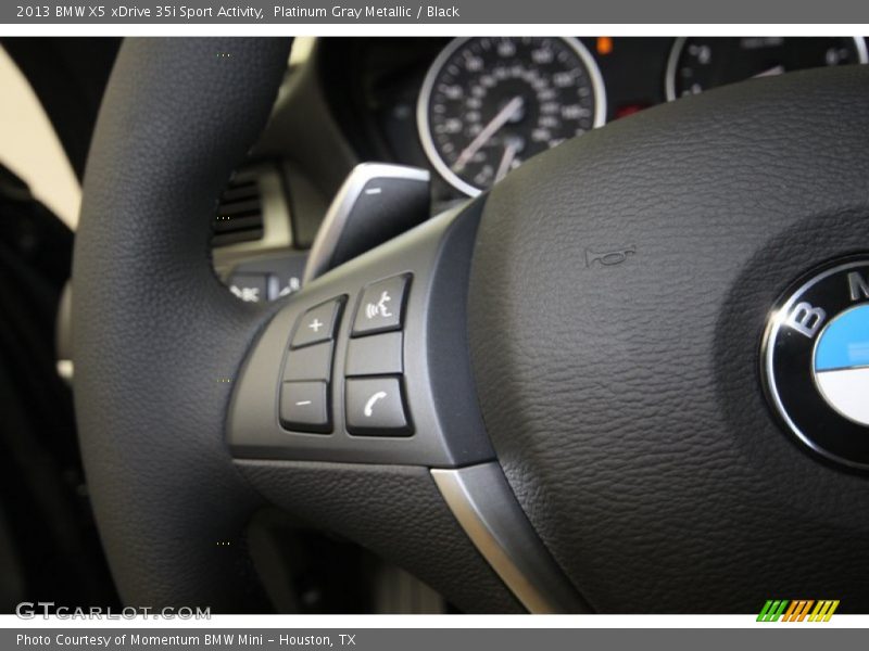 Platinum Gray Metallic / Black 2013 BMW X5 xDrive 35i Sport Activity